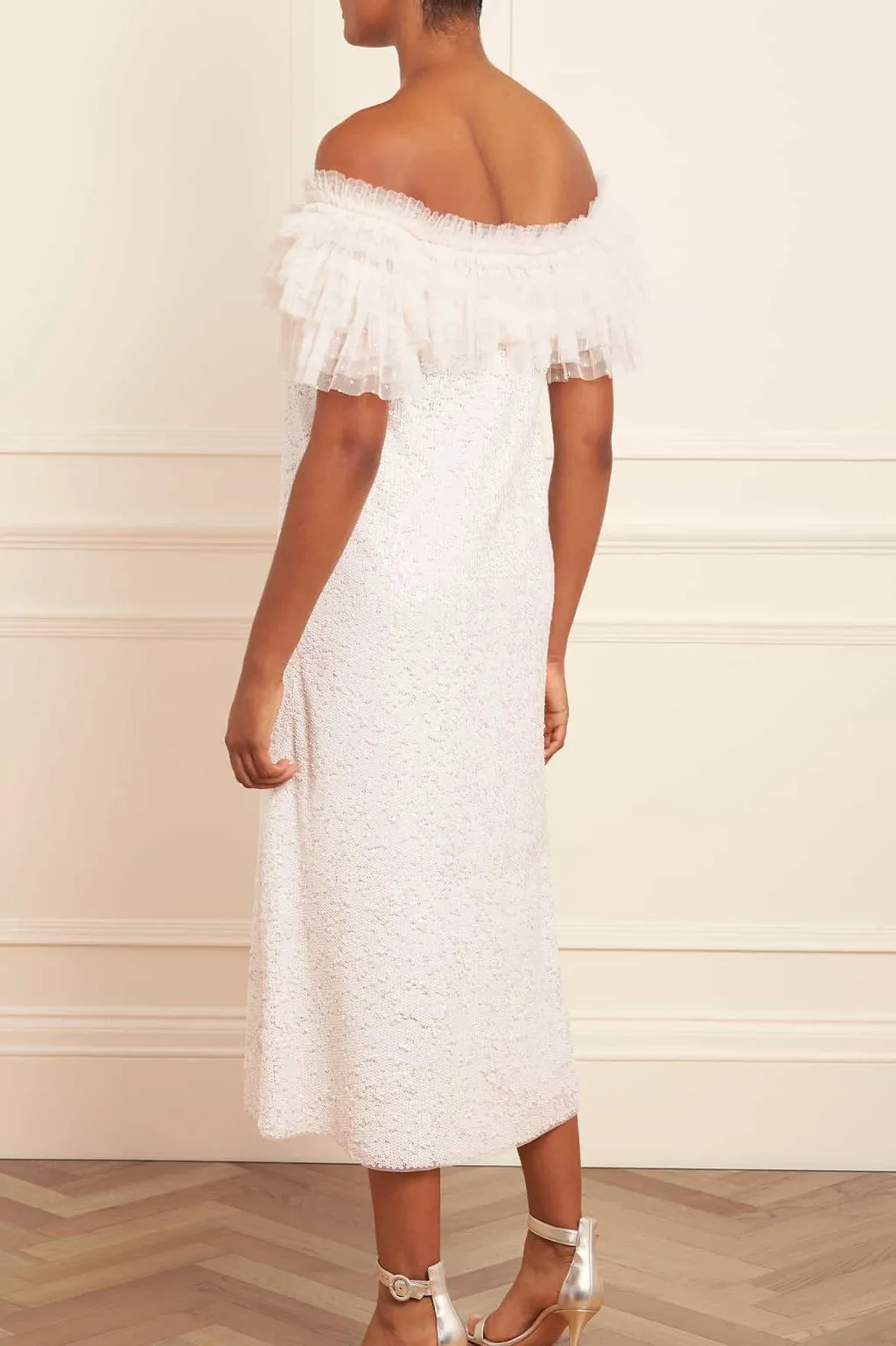 Off-Shoulder Ruffle Dress