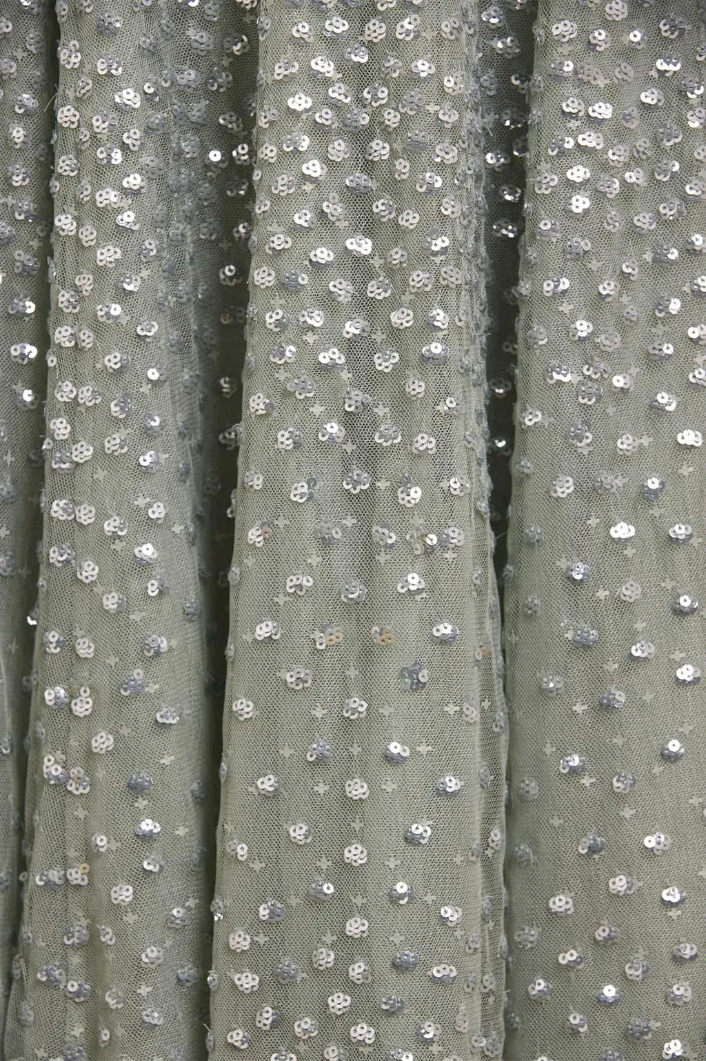 Scatter Dot Sequinned Maxi Dress