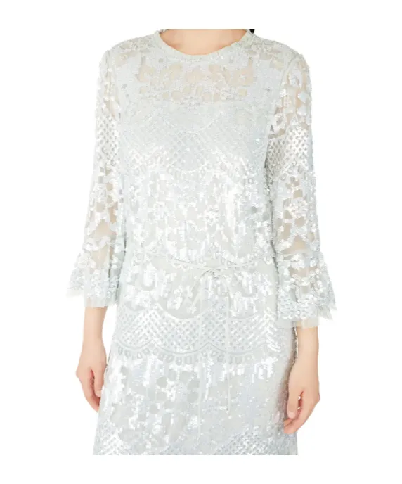 Tulle Dress With Sequins
