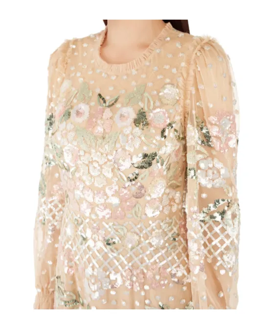 Tulle Dress With Sequins