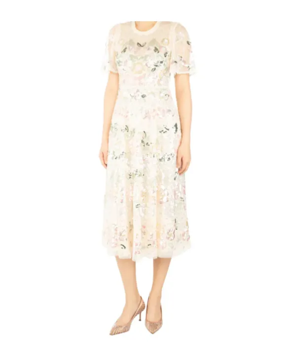 Sequined Tulle Dress