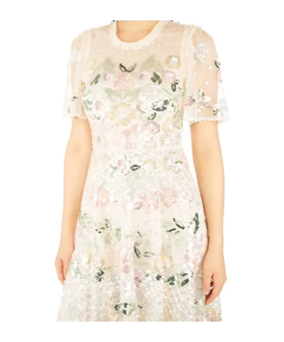 Sequined Tulle Dress