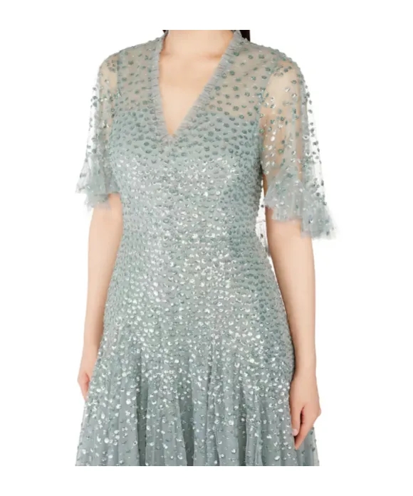 Tulle Dress With Sequins