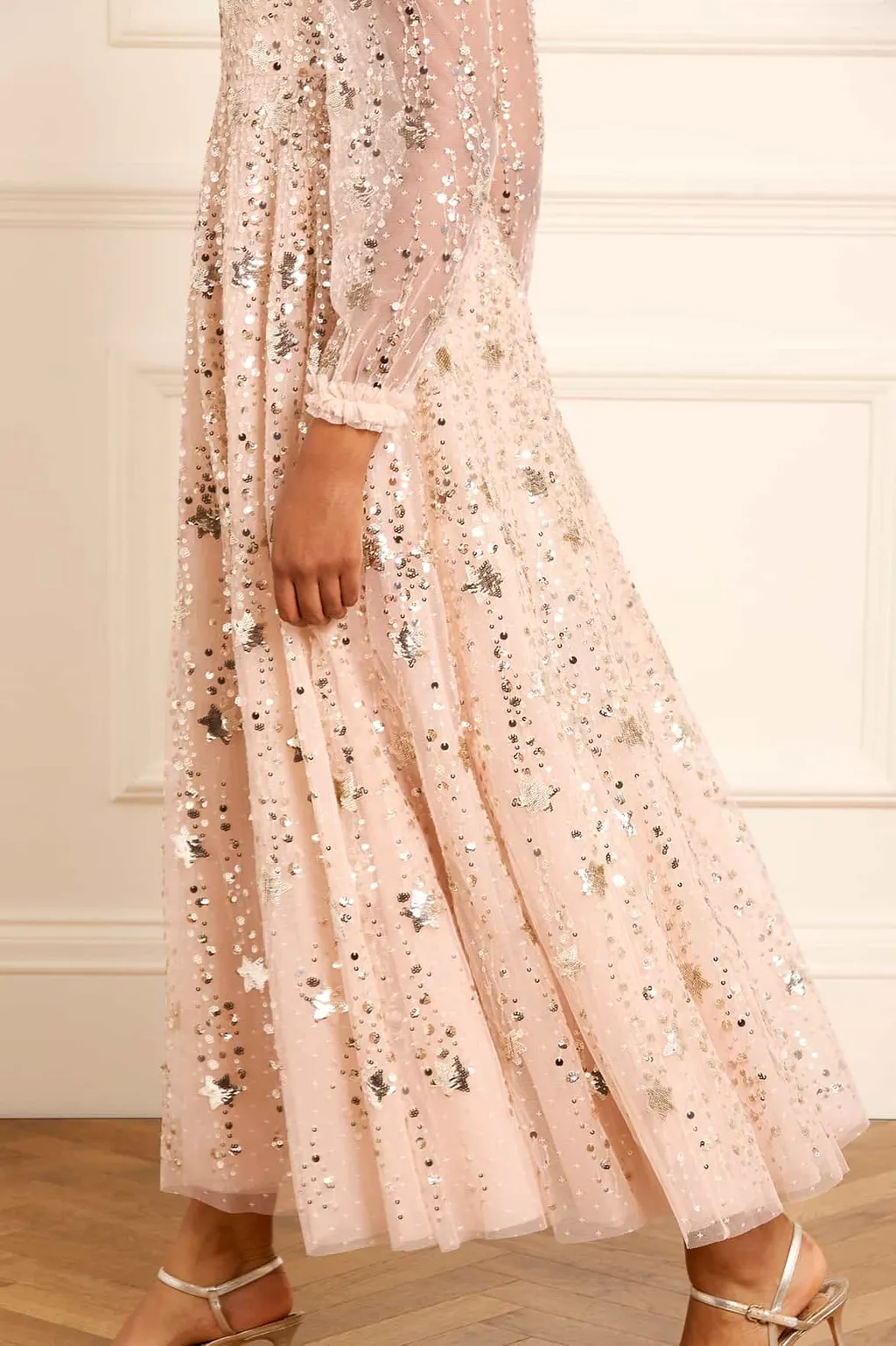 Shooting Stars Long-Sleeved Gown