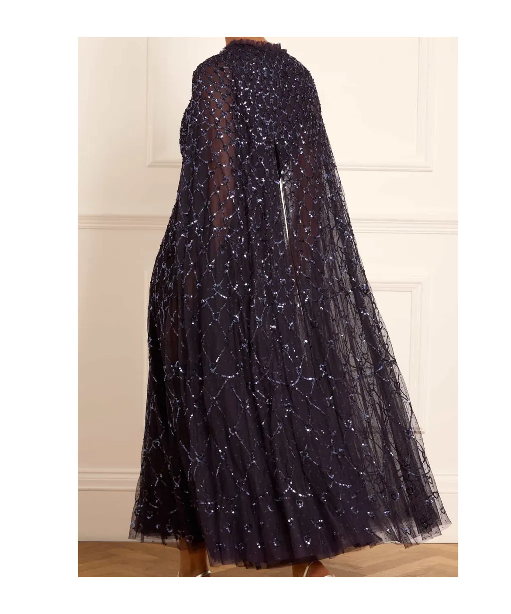 Heart Lattice Ankle Gown