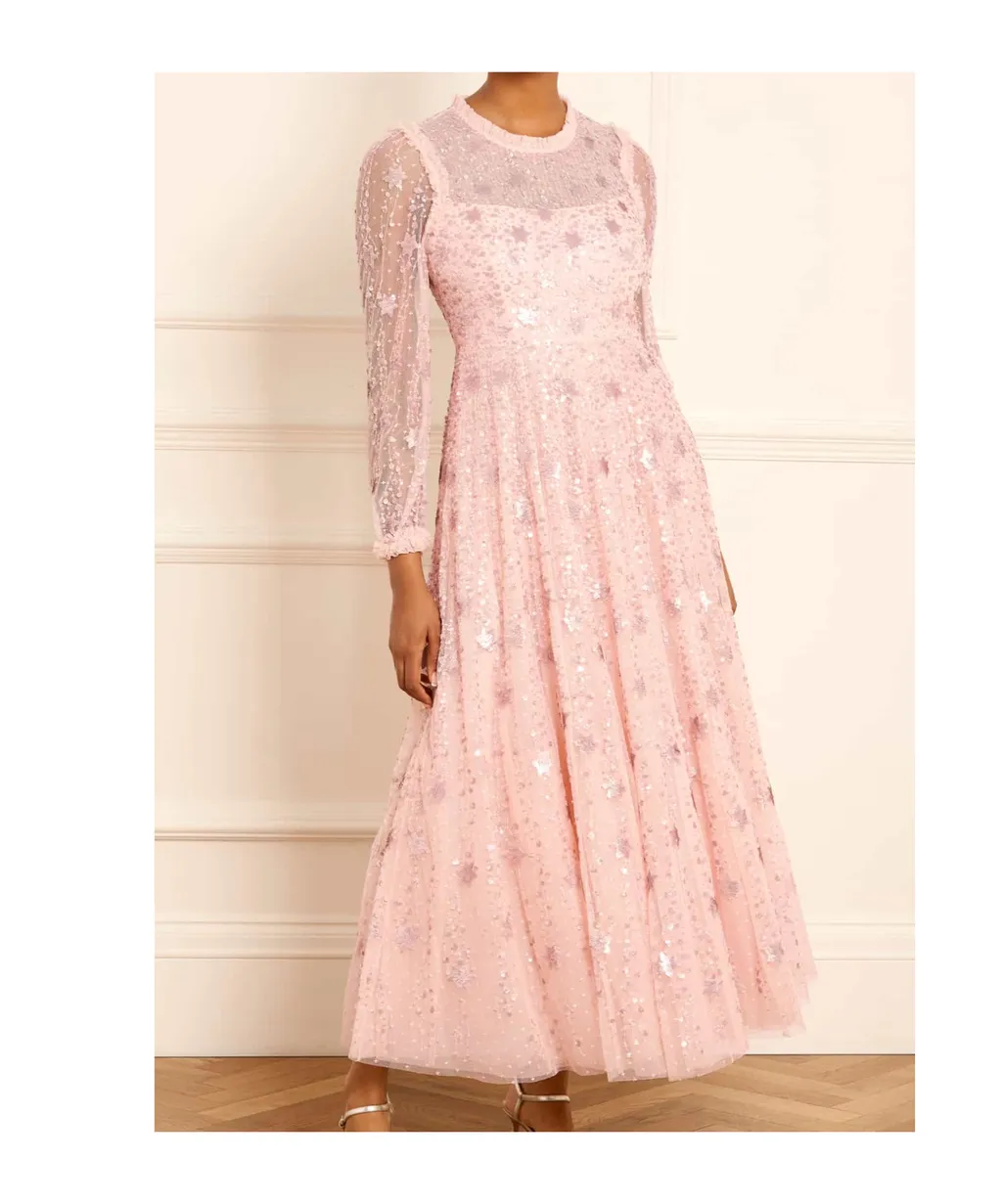 Shooting Stars Long-Sleeved Gown