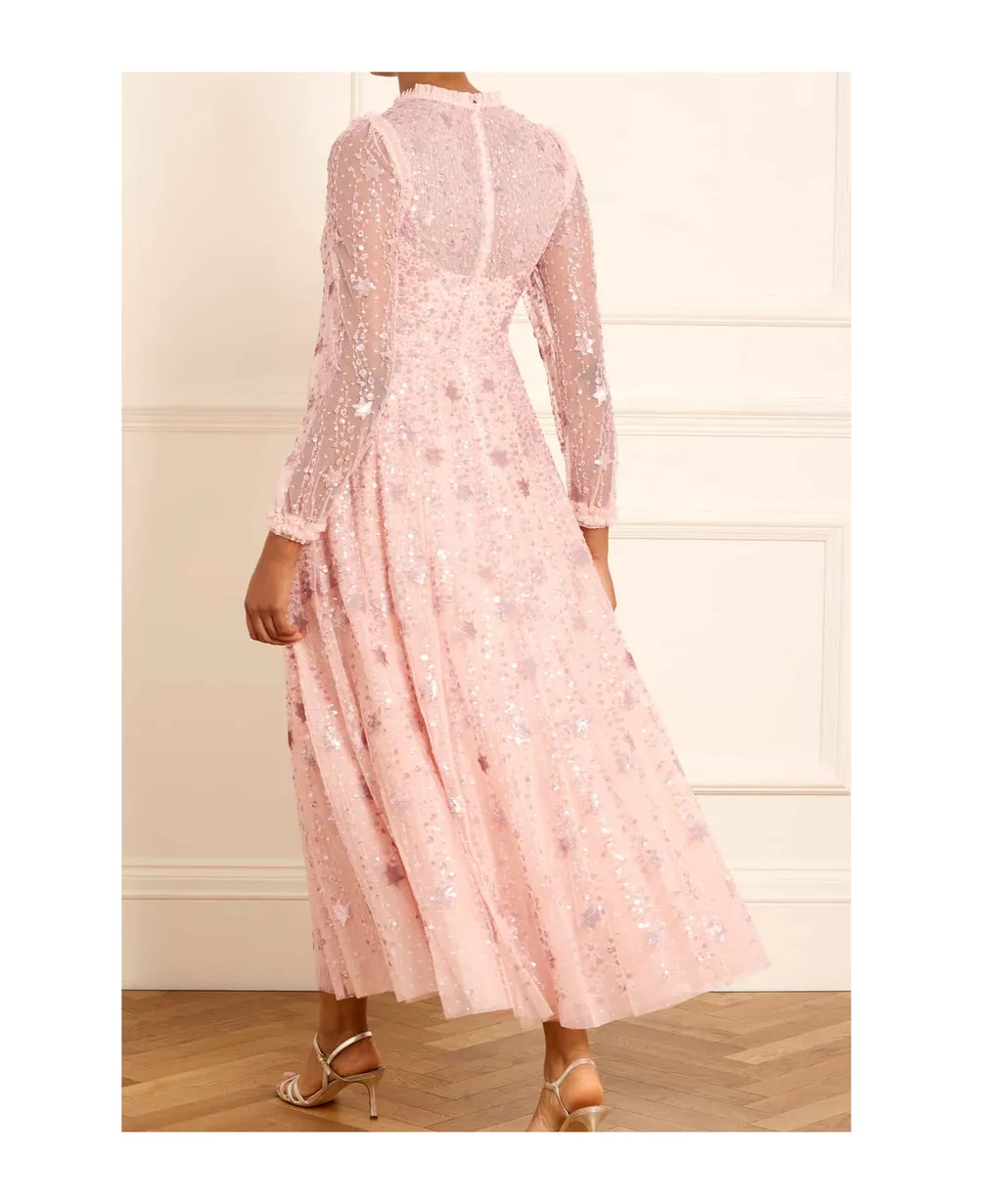 Shooting Stars Long-Sleeved Gown