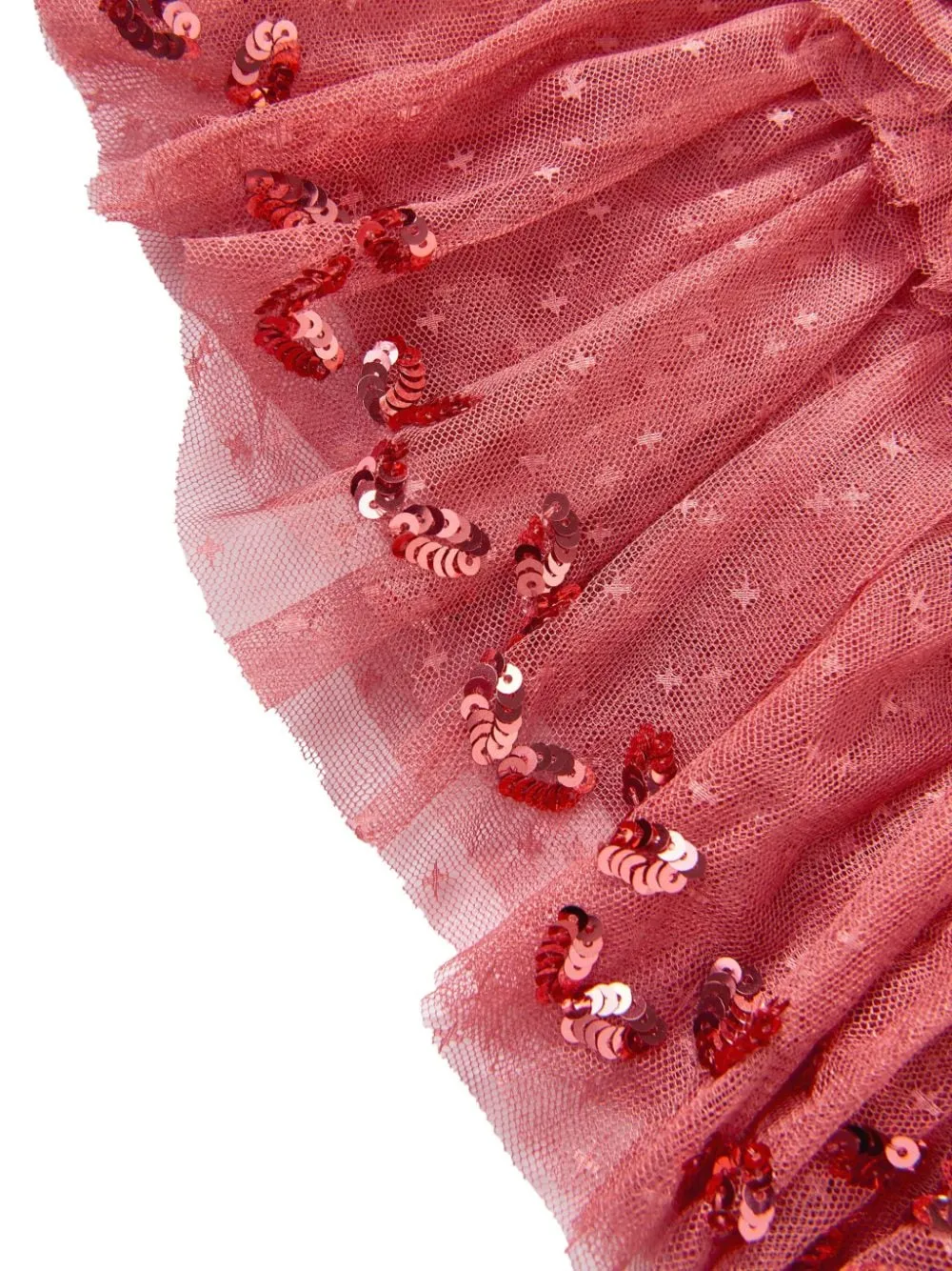Sequin-Embellished Tulle Dress