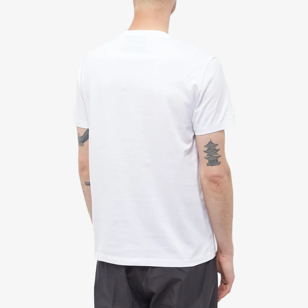 Thunderbolt-Print Crew-Neck T-Shirt