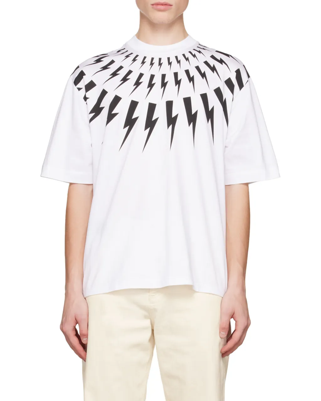 Lightening-Bolt Graphic T-Shirt