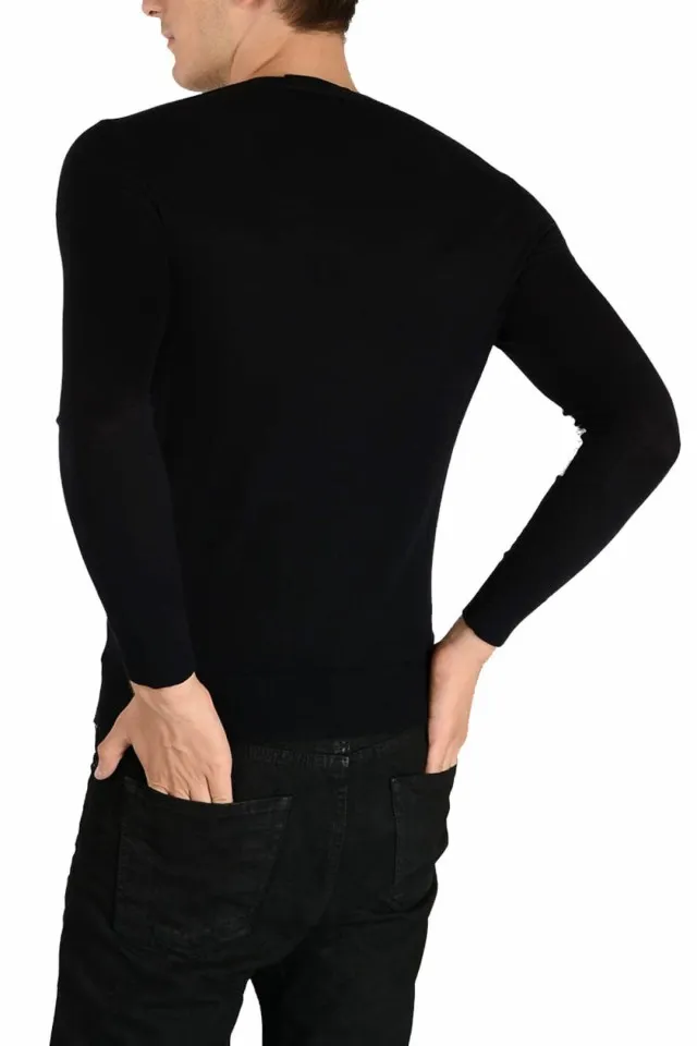 Round Neck Striped Sweater