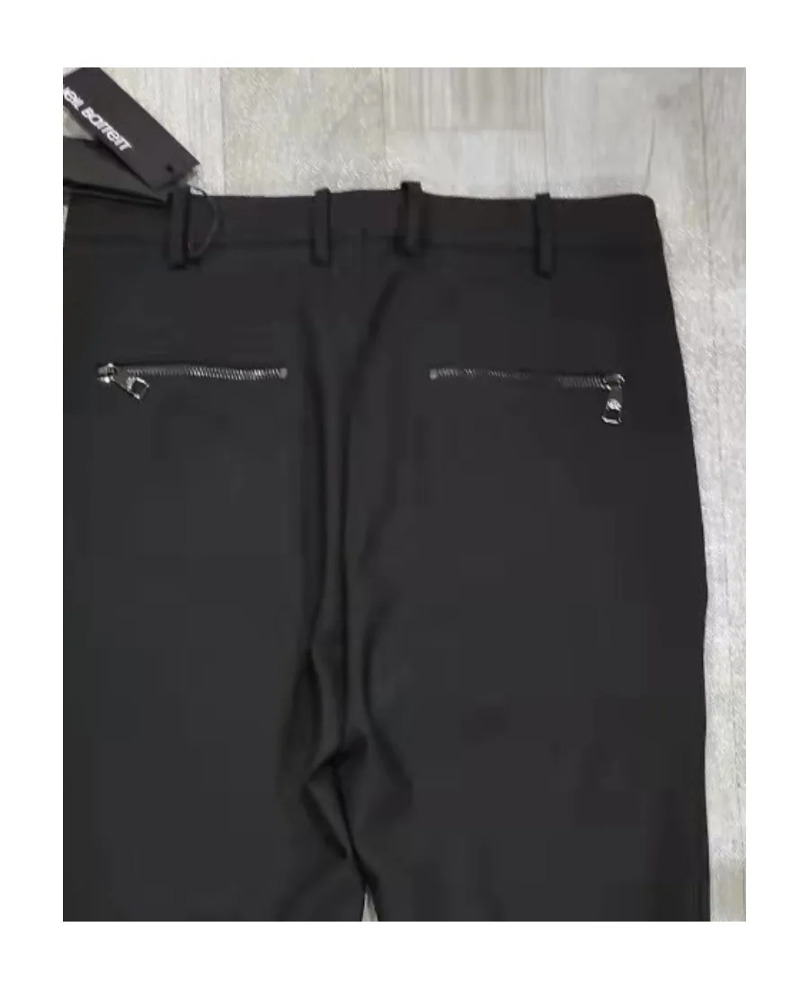 Zipper Details Casual Pants