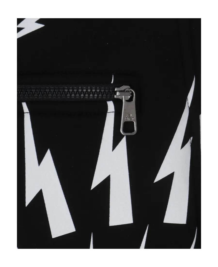 Thunderbolt-Print Deck Shorts