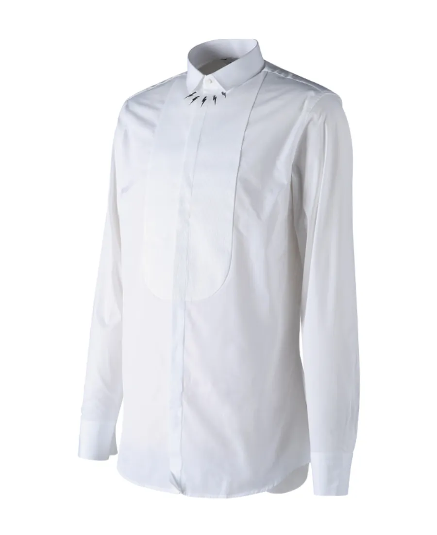 Printed Detail Design Classic Shirt