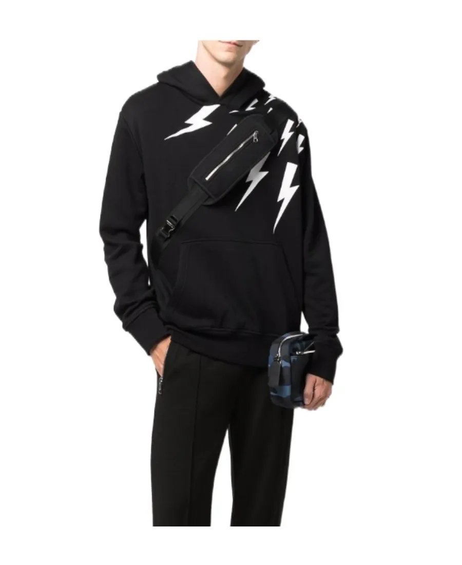 Thunderbolt Pouch Pocket Hoodie
