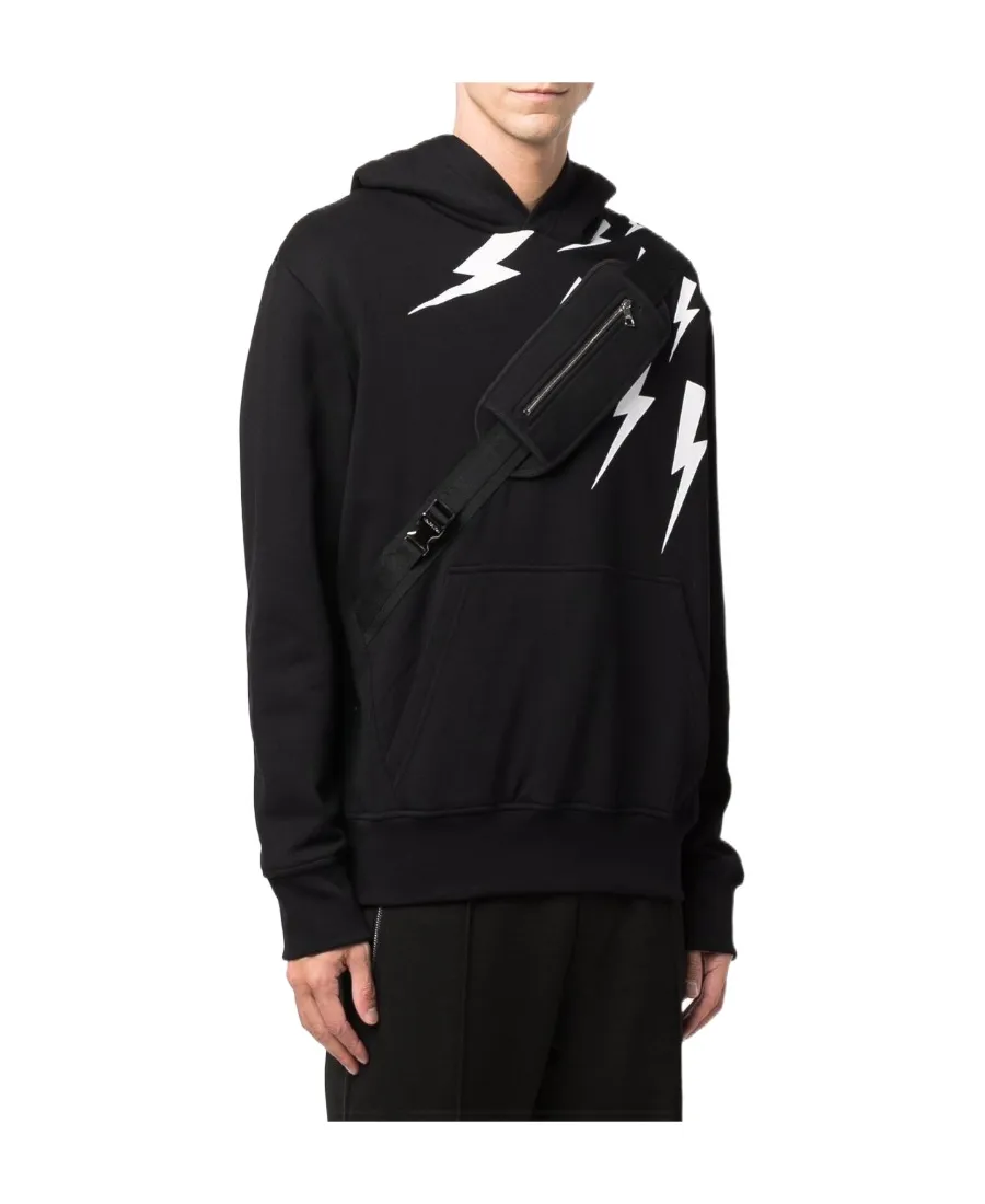 Thunderbolt Pouch Pocket Hoodie