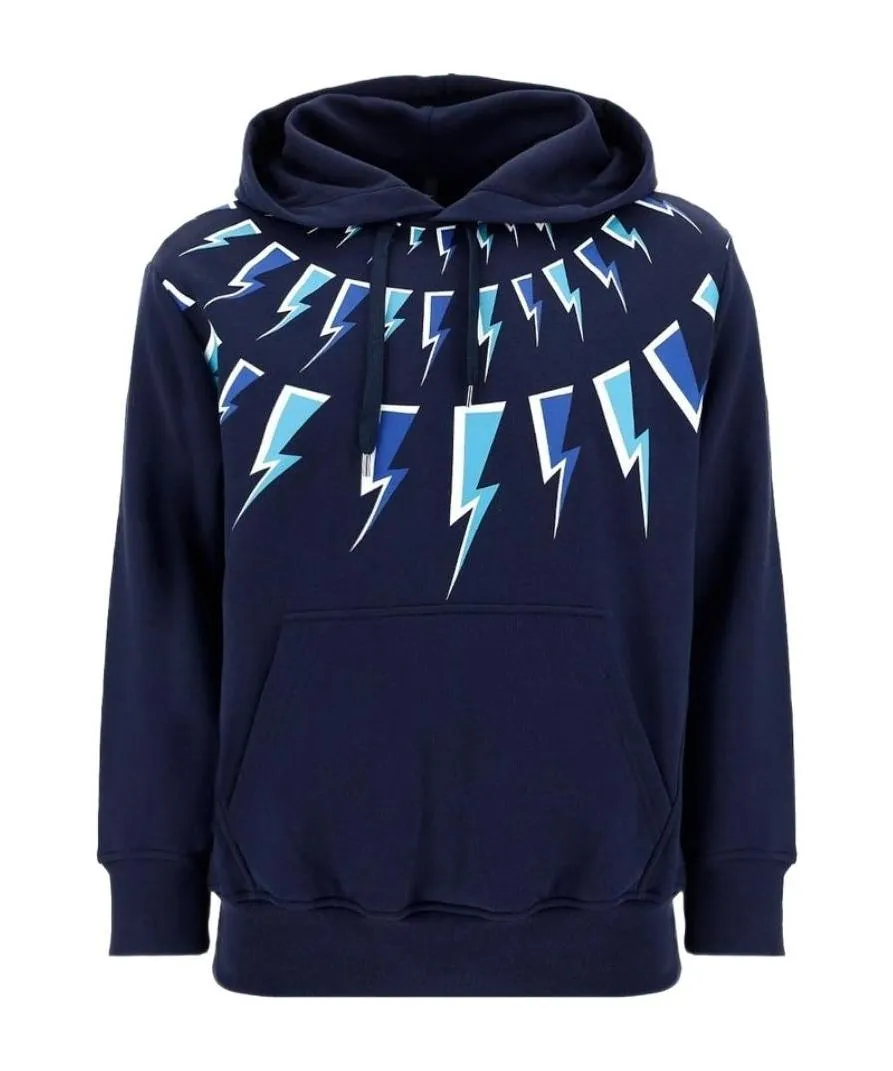 Lightning Printed Hoodie