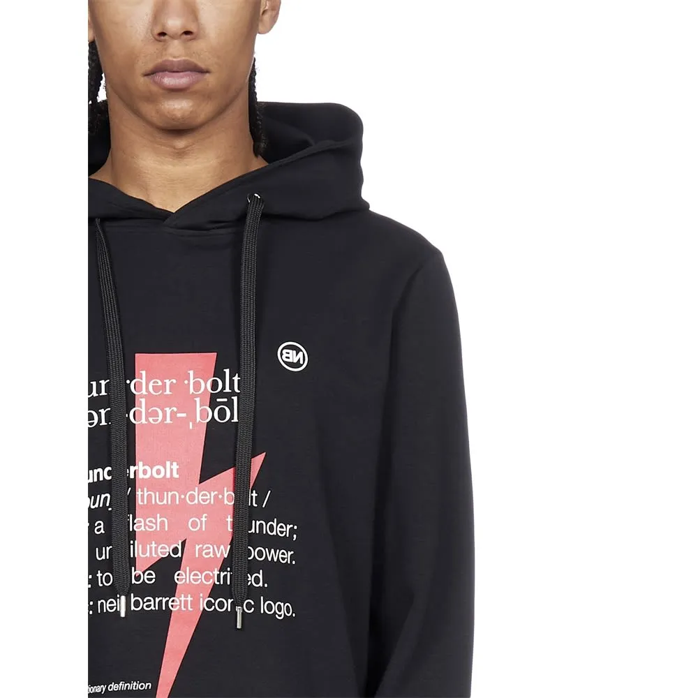 Thunderbolt-Print Hoodie