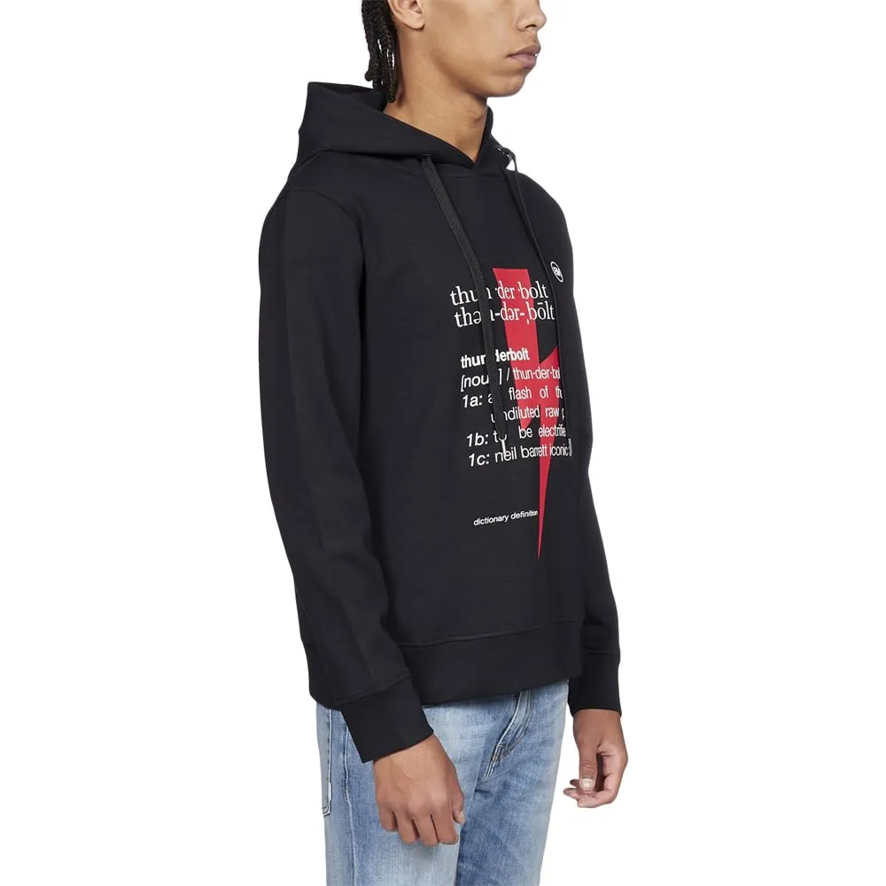 Thunderbolt-Print Hoodie
