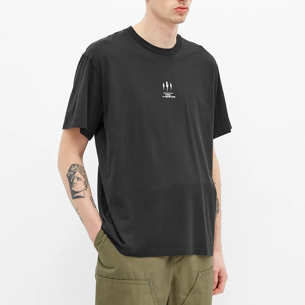 Lightning Print Slim T-Shirt