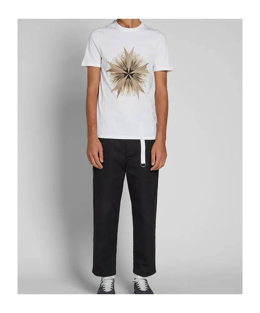 Short-Sleeved Round Collar T-Shirt