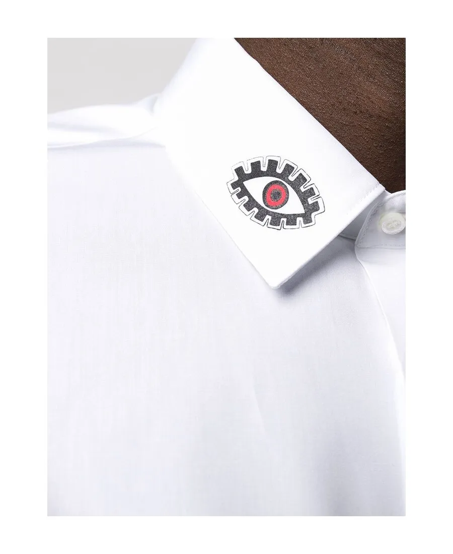 Eye Printed Button Shirt