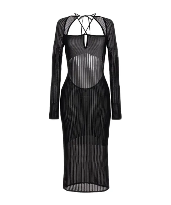 Ribbed Maxi Dress