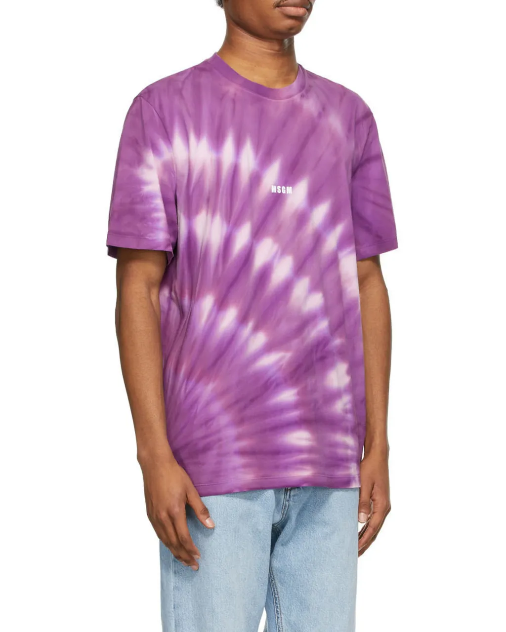Logo Printed Tie-Dye T-Shirt