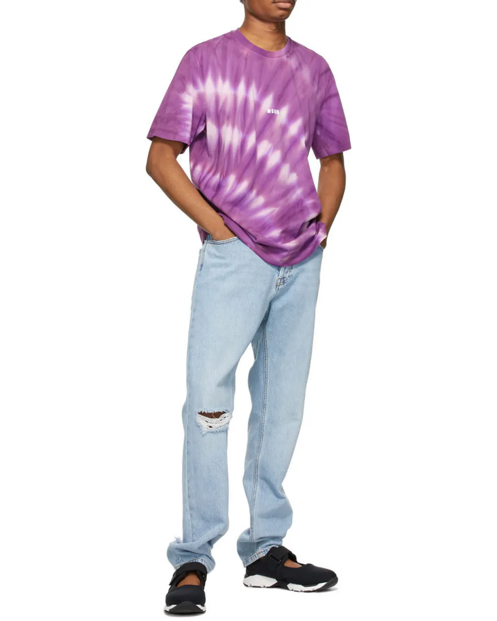Logo Printed Tie-Dye T-Shirt