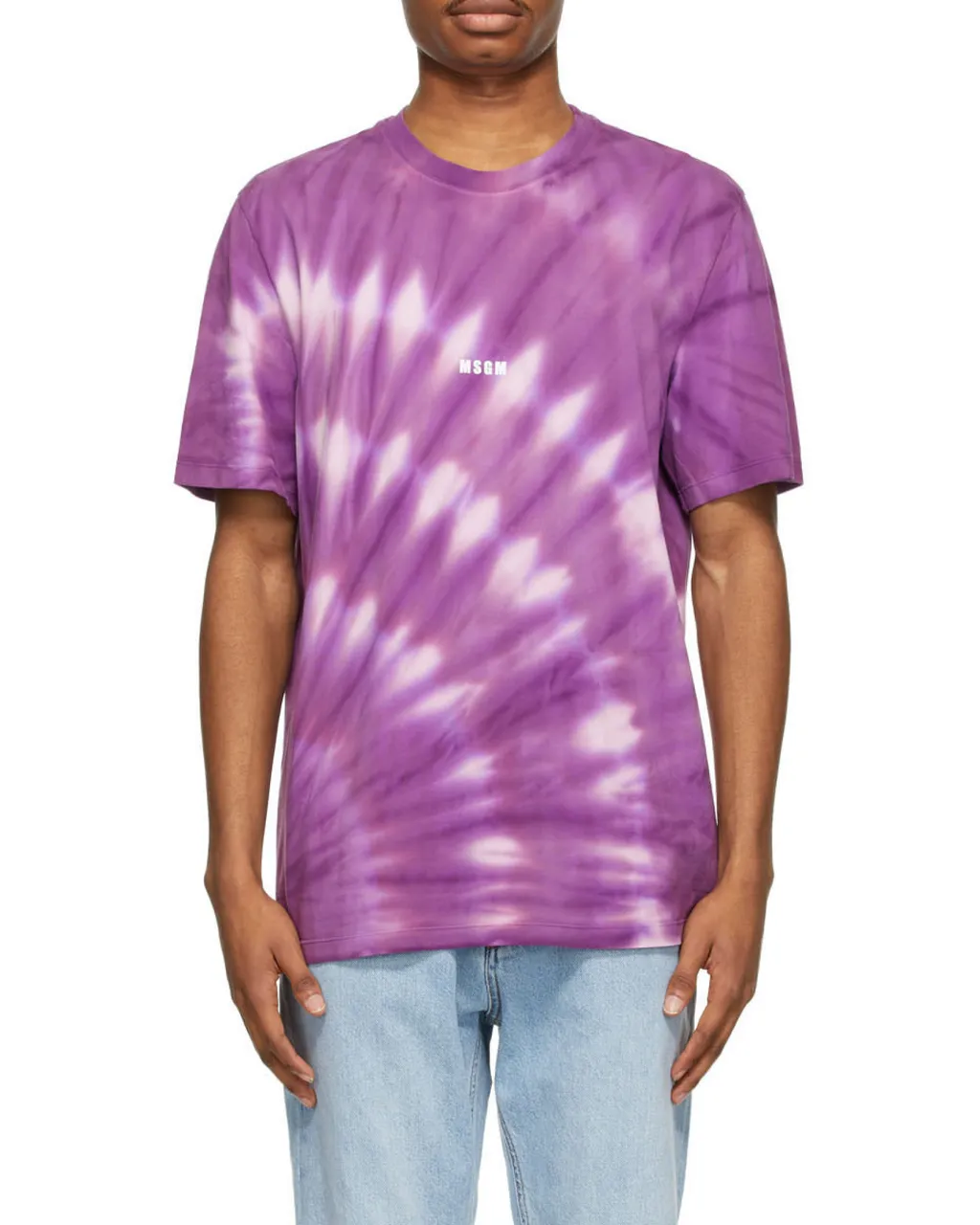 Logo Printed Tie-Dye T-Shirt