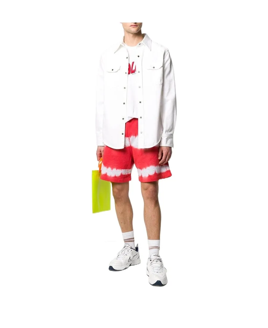 Tie Dye Bermuda Track Shorts