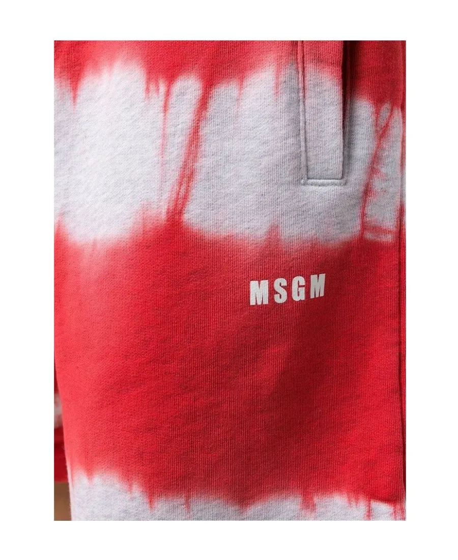 Tie Dye Bermuda Track Shorts