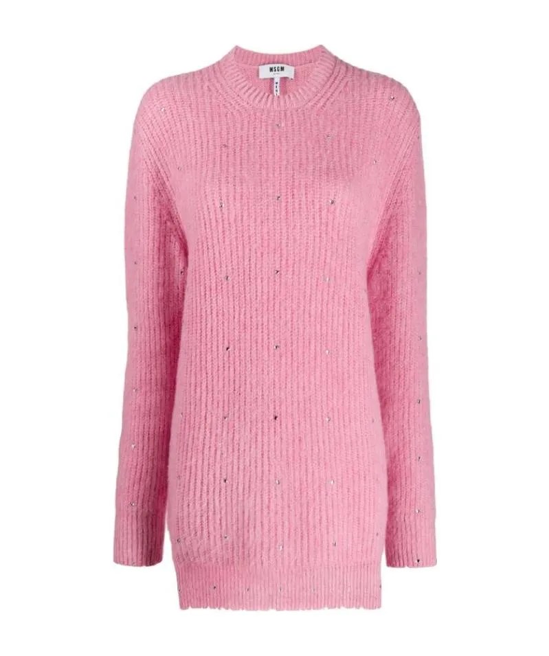 Embellished Diamond Effect Sweater