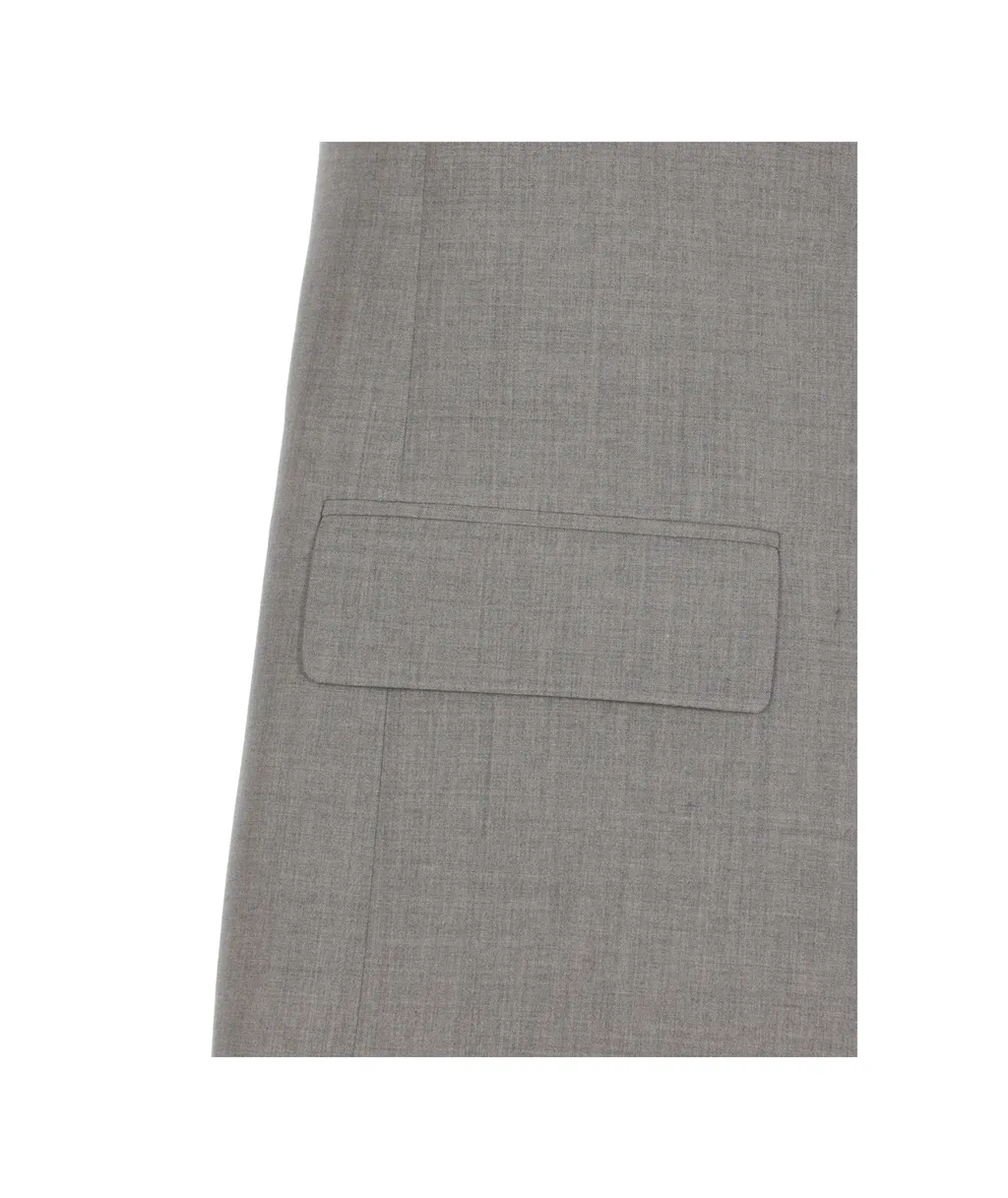 Logo-Appliqué Single-Breasted Tailored Blazer