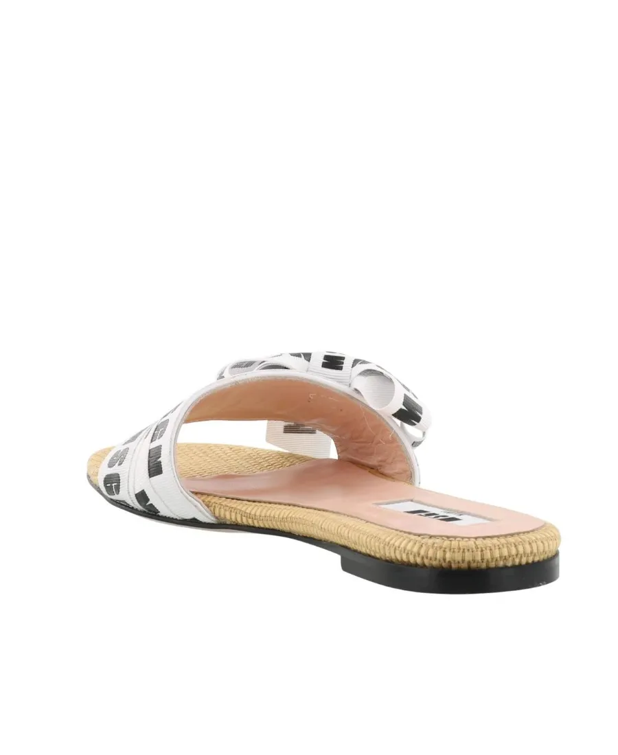 Logo Ribbon Sandals