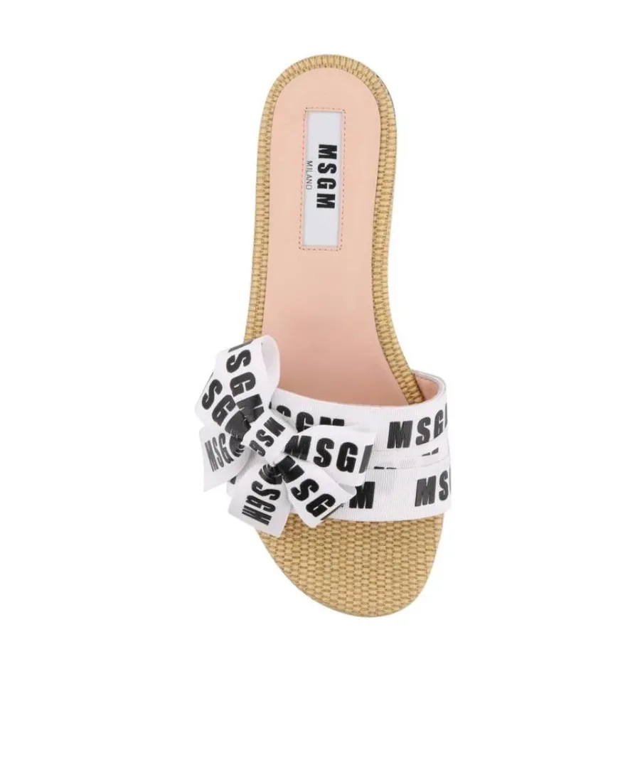 Logo Ribbon Sandals