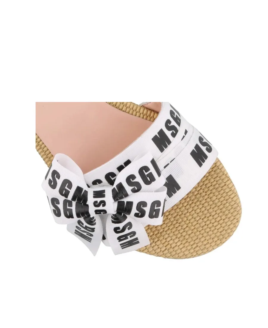 Logo Ribbon Sandals