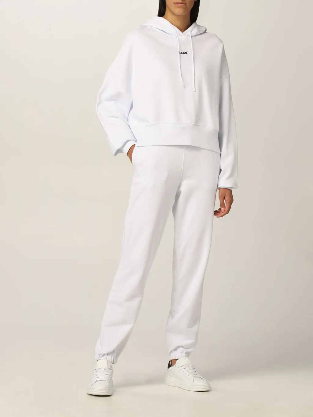 Logo Printed Drawstring Hoodie