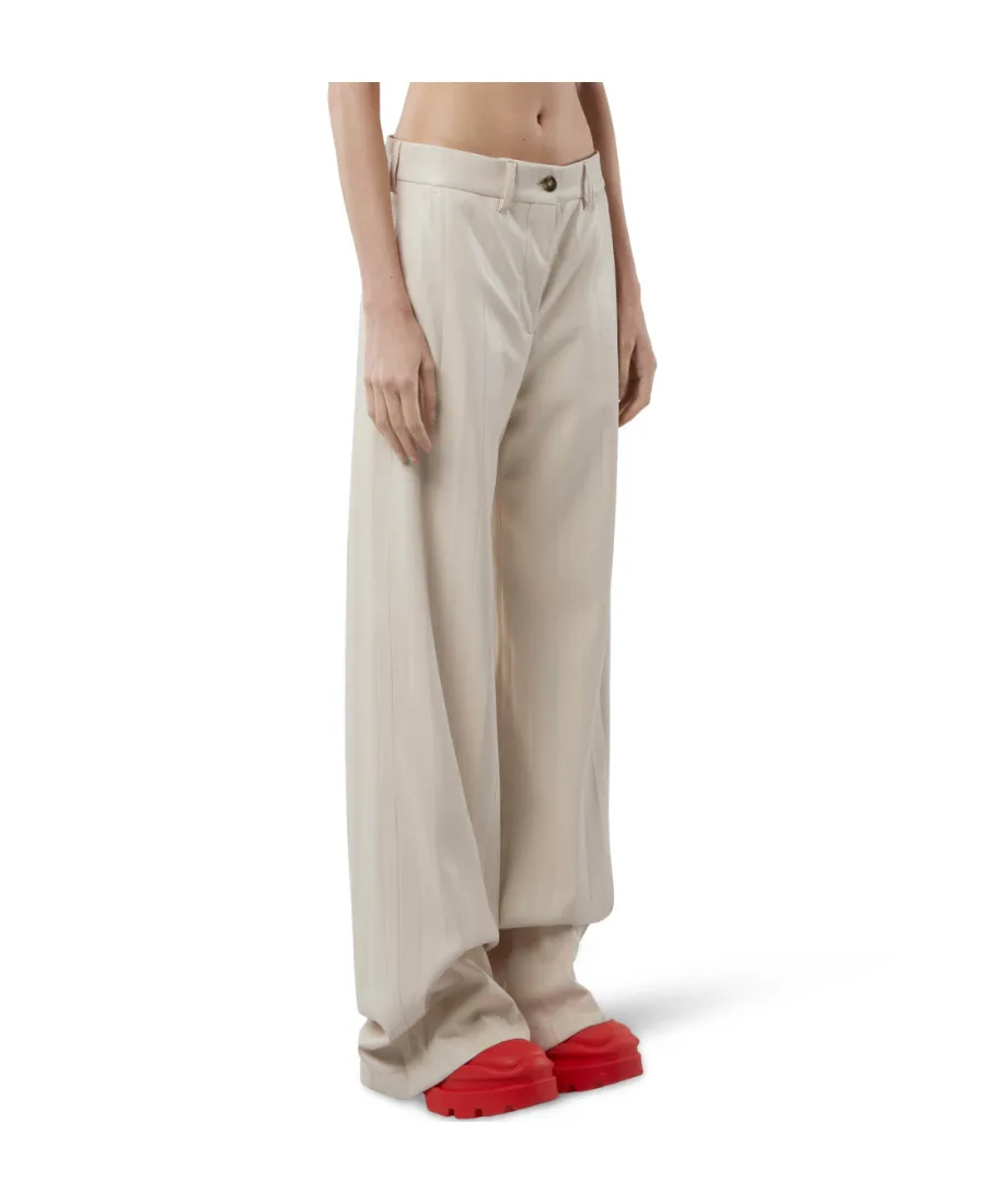 High Waisted Wide Leg Trousers