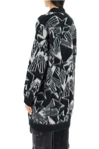 V-Neck Long-Sleeved Cardigan