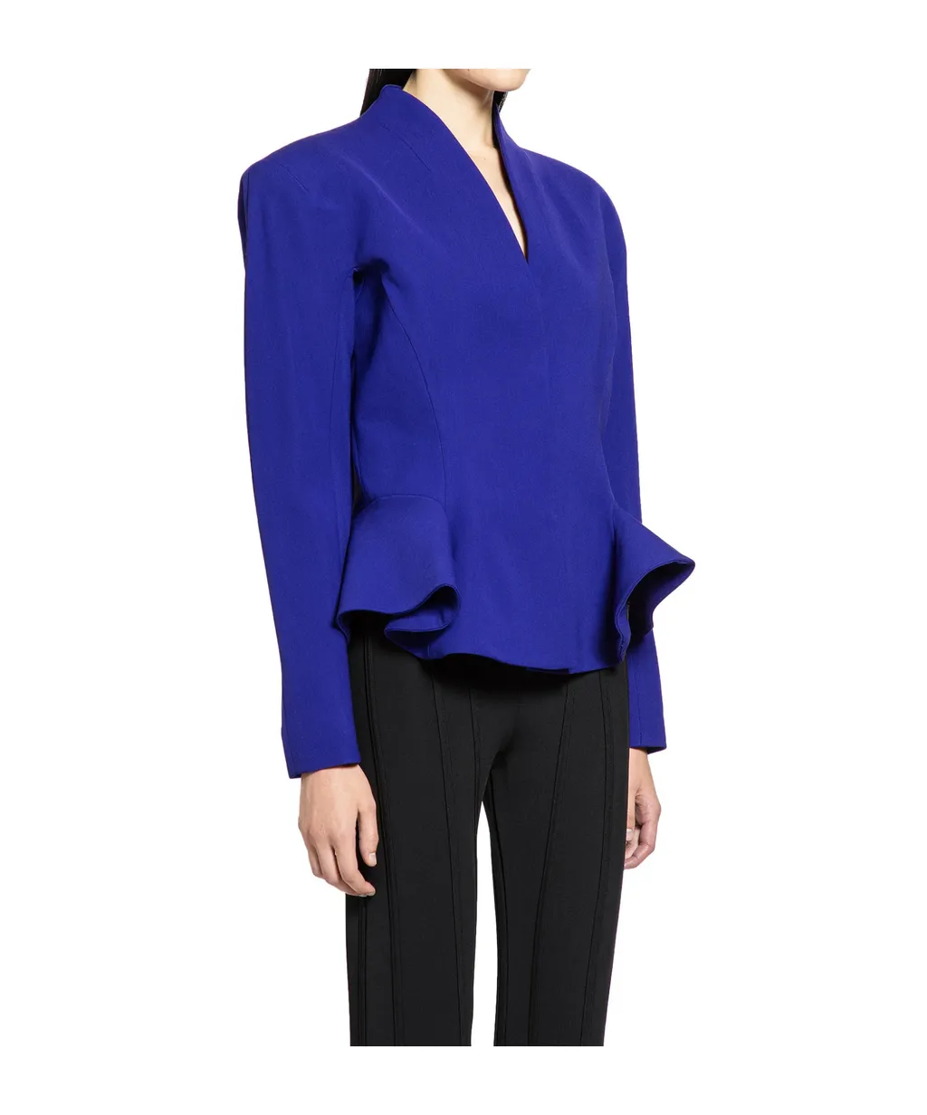 Peplum-Waist Jacket