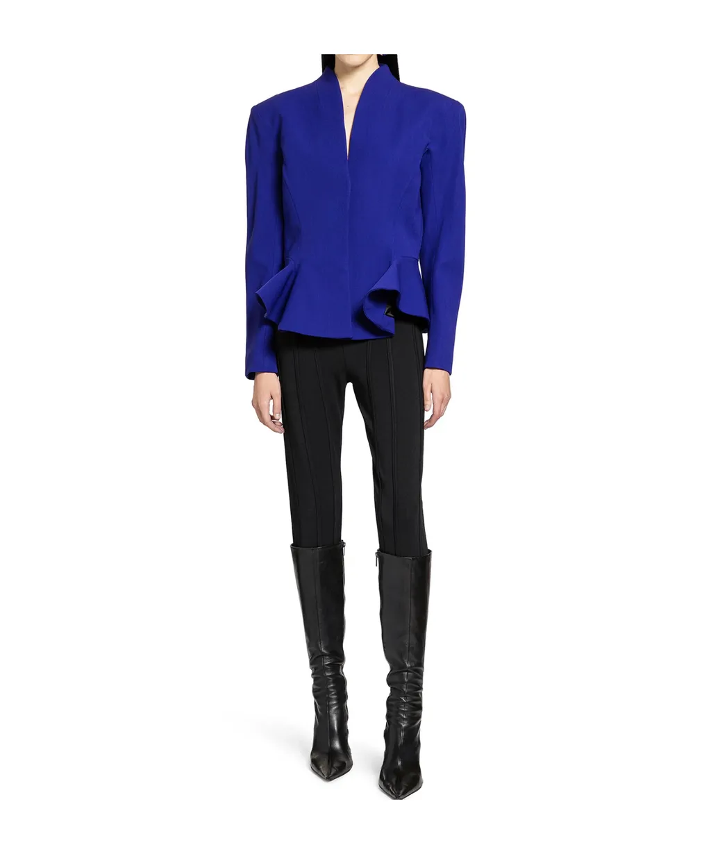 Peplum-Waist Jacket