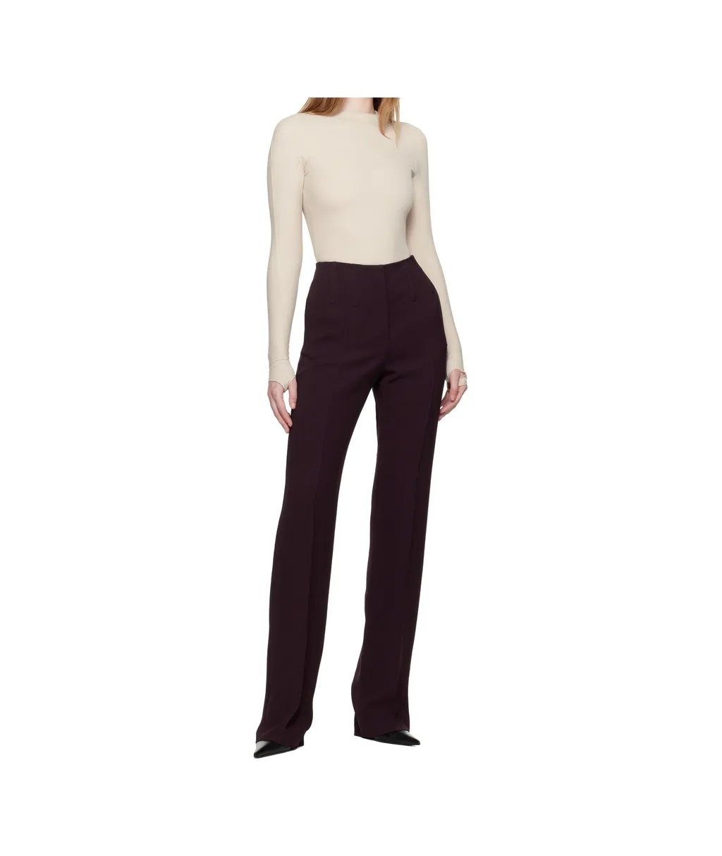 Long-Sleeve Thumb-Holes Bodysuit