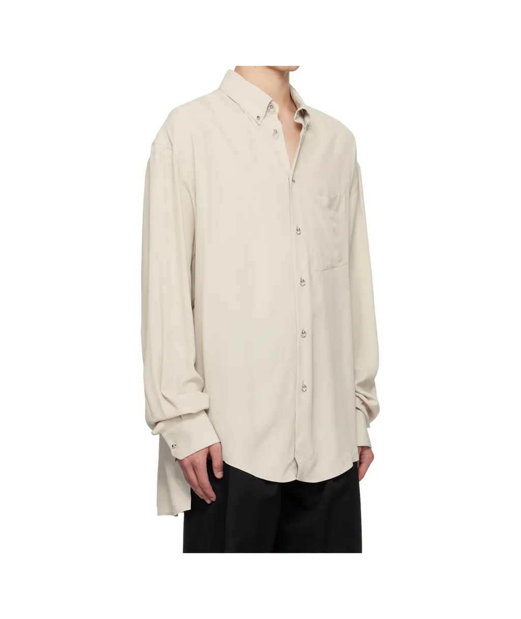 Buttoned Long-Sleeved Shirt