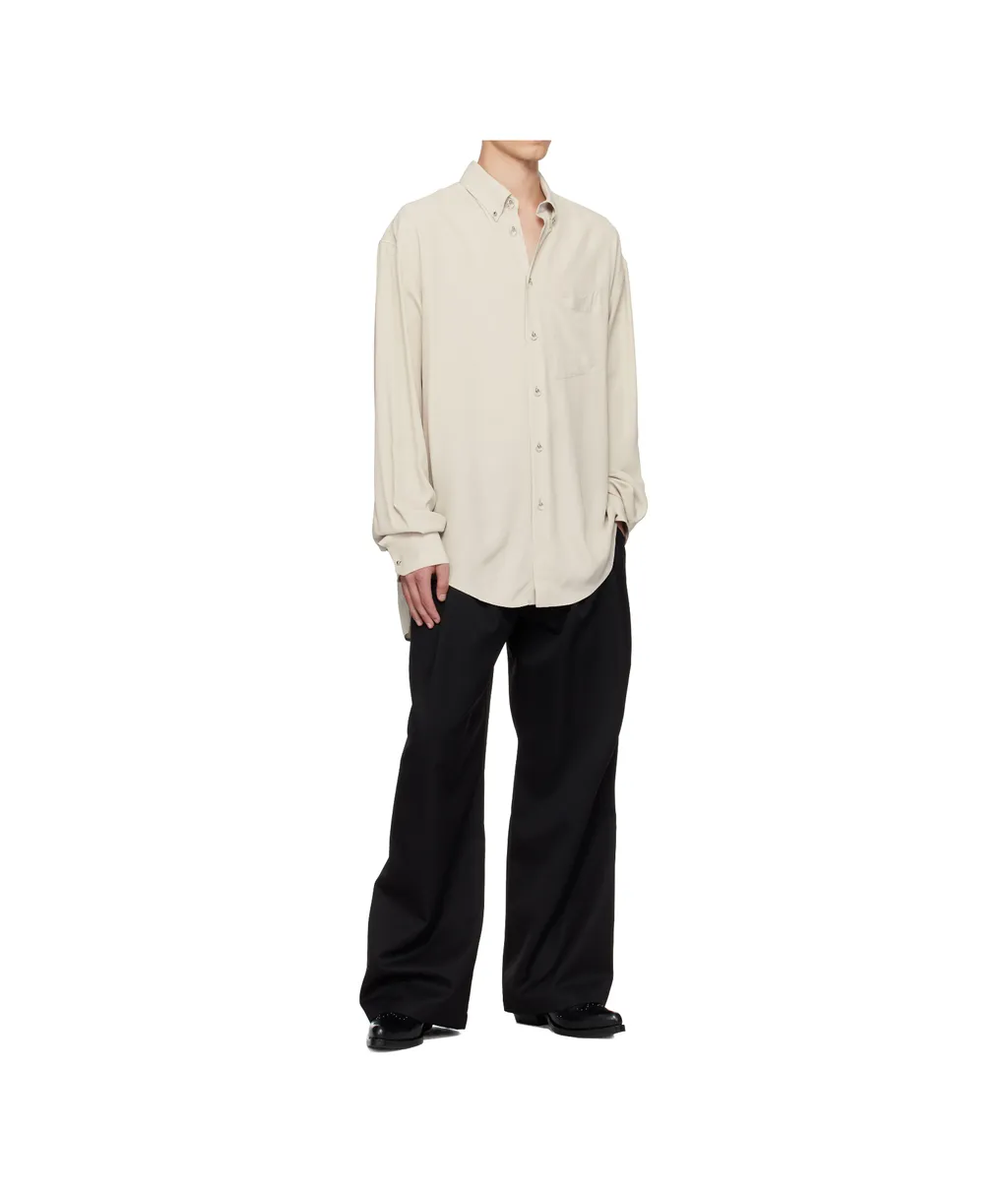 Buttoned Long-Sleeved Shirt