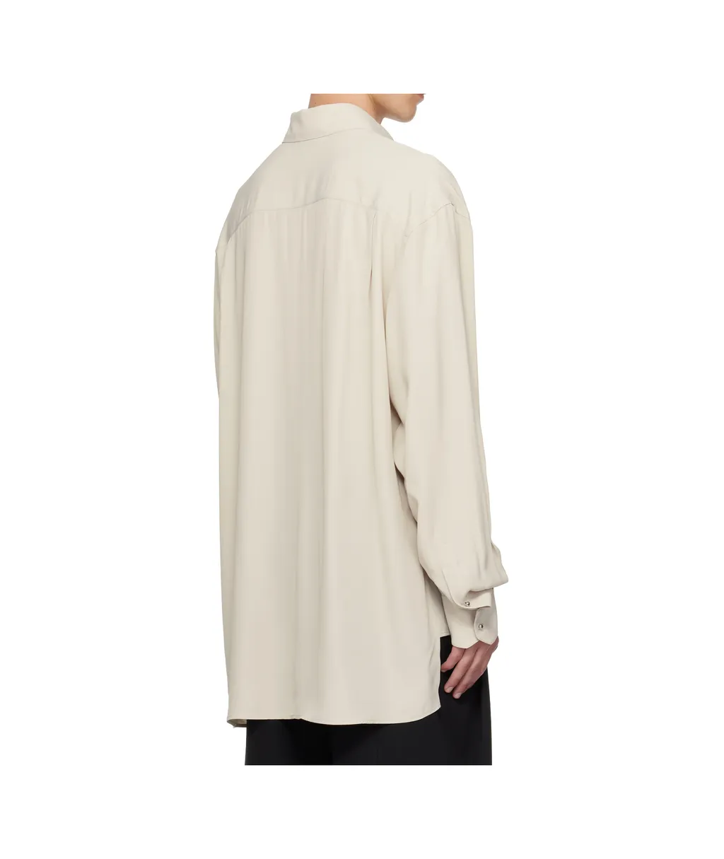 Buttoned Long-Sleeved Shirt