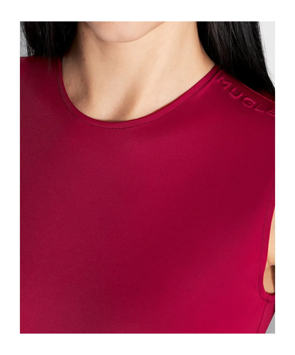 High-Neck Sleeveless Bodysuit