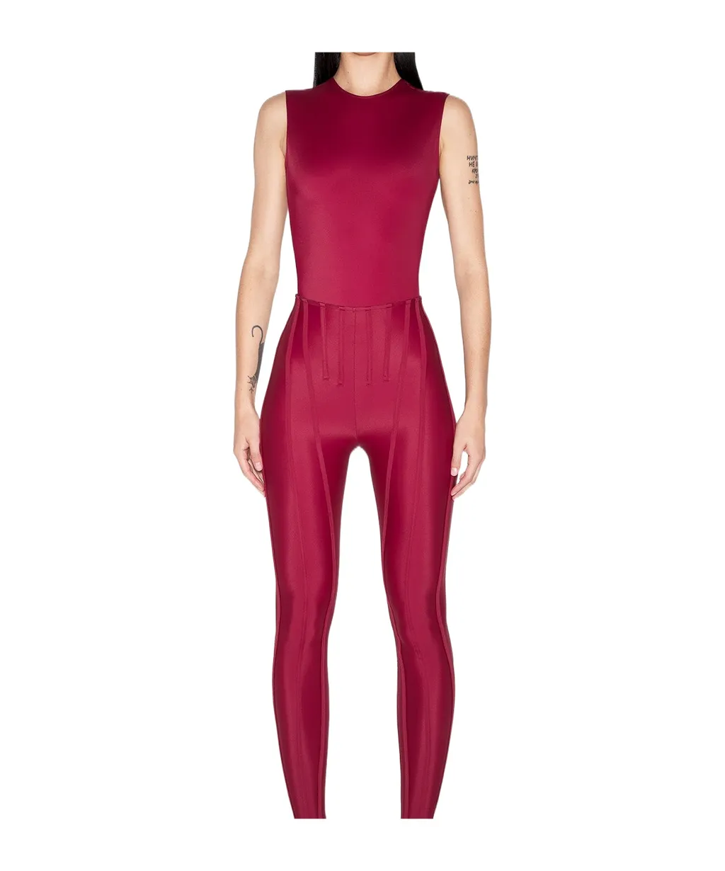 High-Neck Sleeveless Bodysuit