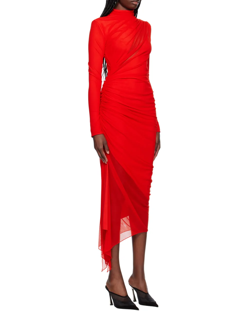 Asymmetrical Double-Layered Dress