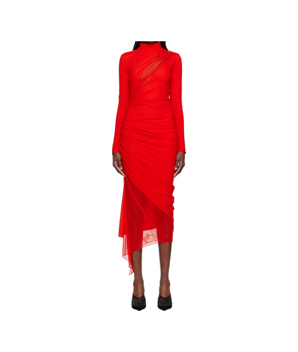 Asymmetrical Double-Layered Dress